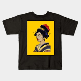 Yellow Geisha Kids T-Shirt